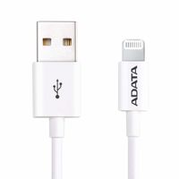 ADATA USB-kabel USB 2.0 Apple Lightning stekker, USB-A stekker 1.00 m Wit AMFIPL-1M-CWH