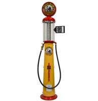 Wayne 615 Musgo 10 Gallon Benzinepomp - Mosterd Geel & Rood - Reproductie Wayne 615 Musgo 10 Gallon Benzinepomp - Mosterd Geel & Rood - Reproductie