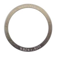 Elvedes balhoodfdring 1 1/8 inch 0,25 mm staal zilver - thumbnail