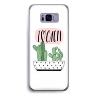 I love cacti: Samsung Galaxy S8 Plus Transparant Hoesje