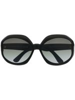 TOM FORD Eyewear lunettes de soleil à monture ronde - Noir