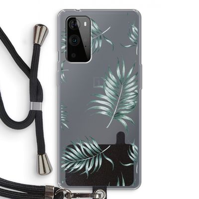 Simple leaves: OnePlus 9 Pro Transparant Hoesje met koord