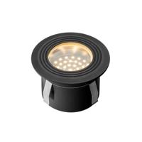 Onyx 60 LED Grondspot - 1 Watt - 5 Lumen - 2700K warm wit - 12V - Tuinspot - IP67 Waterdicht - Vlonderspot - Rond - Antraciet