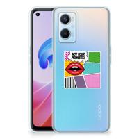 OPPO A96 | OPPO A76 | Sillicone Back Cover | Popart Princess