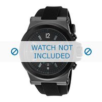 Horlogeband Michael Kors MK8152 Rubber Zwart 13mm - thumbnail
