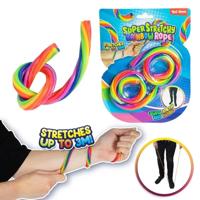 Toi-Toys Super rekbaar touw rainbow 2 stuks