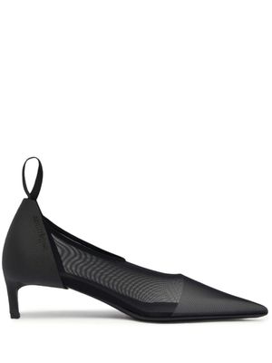 Courrèges escarpins Diving 35 mm en mesh - Noir