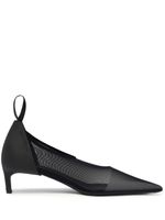 Courrèges escarpins Diving 35 mm en mesh - Noir