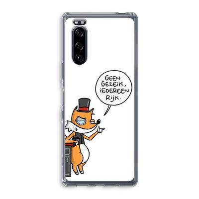 Geen Gezeik: Sony Xperia 5 Transparant Hoesje