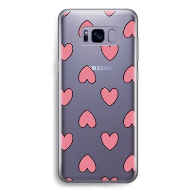 Ondersteboven verliefd: Samsung Galaxy S8 Plus Transparant Hoesje