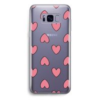 Ondersteboven verliefd: Samsung Galaxy S8 Plus Transparant Hoesje