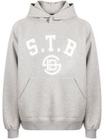 STUDIO TOMBOY hoodie à logo imprimé - Gris