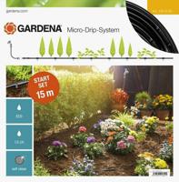 Gardena MDS Start Set S 15m - Efficiënte Druppelirrigatie Tuin, 30cm Afstand - thumbnail