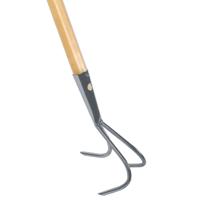 Tuinkrabber 3-tands 140cm steel - Talentools