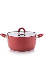 Alessi cocotte Sten en aluminium 16 cm - Rouge - thumbnail