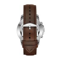 Horlogeband Fossil FTW1118 Leder Bruin 22mm