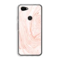 Peach bath: Google Pixel 3a Transparant Hoesje