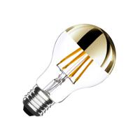 A60 E27 6W gouden reflecterende filament LED lamp (dimbaar) - thumbnail