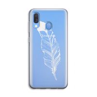 Pluim: Samsung Galaxy A40 Transparant Hoesje