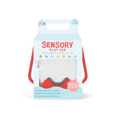 Glo Pals Sensory play cup coral