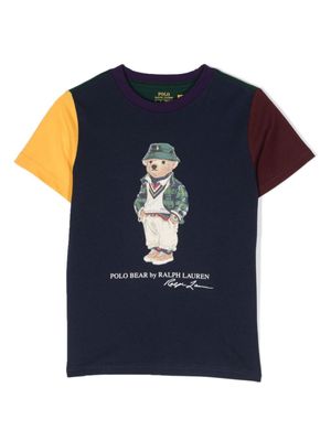 Ralph Lauren Kids Katoenen T-shirt - Blauw Ralph Lauren Kids Katoenen T-shirt - Blauw