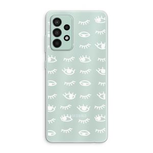 Eye pattern #3: Samsung Galaxy A52s 5G Transparant Hoesje