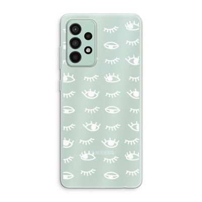 Eye pattern #3: Samsung Galaxy A52s 5G Transparant Hoesje