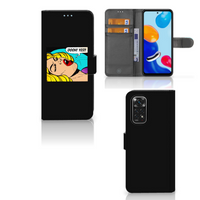 Xiaomi Redmi Note 11/11S Wallet Case met Pasjes Popart Oh Yes - thumbnail