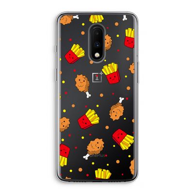 Chicken 'n Fries: OnePlus 7 Transparant Hoesje