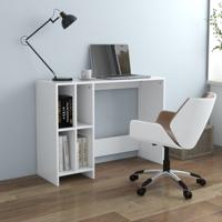 Bureau 102,5x35x75 cm bewerkt hout wit