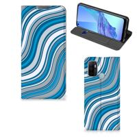 OPPO A53 | A53s | Hoesje met Magneet | Waves Blue