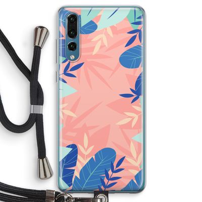 Tropisch: Huawei P20 Pro Transparant Hoesje met koord