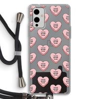 Chicks before dicks: OnePlus 9 Transparant Hoesje met koord