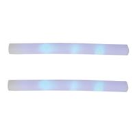 Set van 4x stuks party lichtstaaf met LED licht 48 cm - Lichtgevende feest decoraties