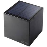 Sygonix SY-5499356 Wandspot op zonne-energie 0.9 W Warmwit Zwart - thumbnail