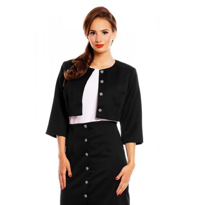 Alice Shrug Button Jacket Black-46 (NL)/ 20 (UK)
