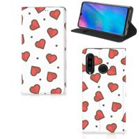 Huawei P30 Lite New Edition | Hoesje met Magneet | Hearts