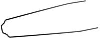 Eurofender Anp spatd ef stang 28 u-stay 358mm zw