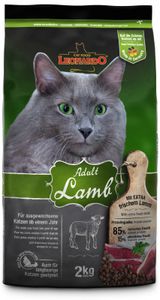 Leonardo Cat Food Adult Lamb droogvoer voor kat 2 kg Volwassen Lam