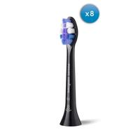Borstel vervanger Philips HX6058/88 Zwart 8 Stuks