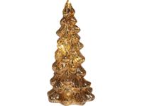 Kerstboom glas 20x10 cm goud - Annas collection
