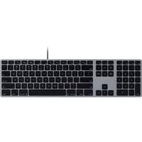 Matias FK318B Wired Aluminium Keyboard for Mac Toetsenbord USB QWERTY, US-Engels, Mac Space grijs