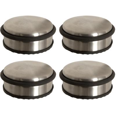 5Five Ronde deurstopper - 5x - 10 x 4,5 cm - van metaal - Deurstop gewicht - 930 gr