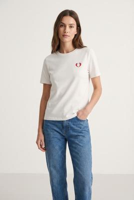 Only Onlwindy S/s Tee Cs Pri Jrs 15376966 T-shirt Korte Mouw Cloud Dancer Spicy Amour