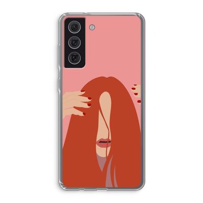 Woke up like this: Samsung Galaxy S21 FE Transparant Hoesje