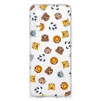 TPU bumper voor OPPO A78 5G | A58 5G Dieren Emojis - thumbnail