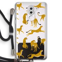 Luipaard: Honor 6X Transparant Hoesje met koord
