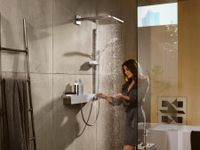 Hansgrohe Raindance E hoofddouche 30cm met wandarm chroom - thumbnail