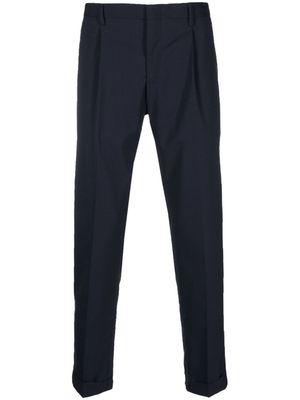 Briglia 1949 pantalon de costume à ourlet retroussé - Bleu