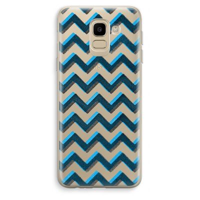 Onderbroken lijn: Samsung Galaxy J6 (2018) Transparant Hoesje